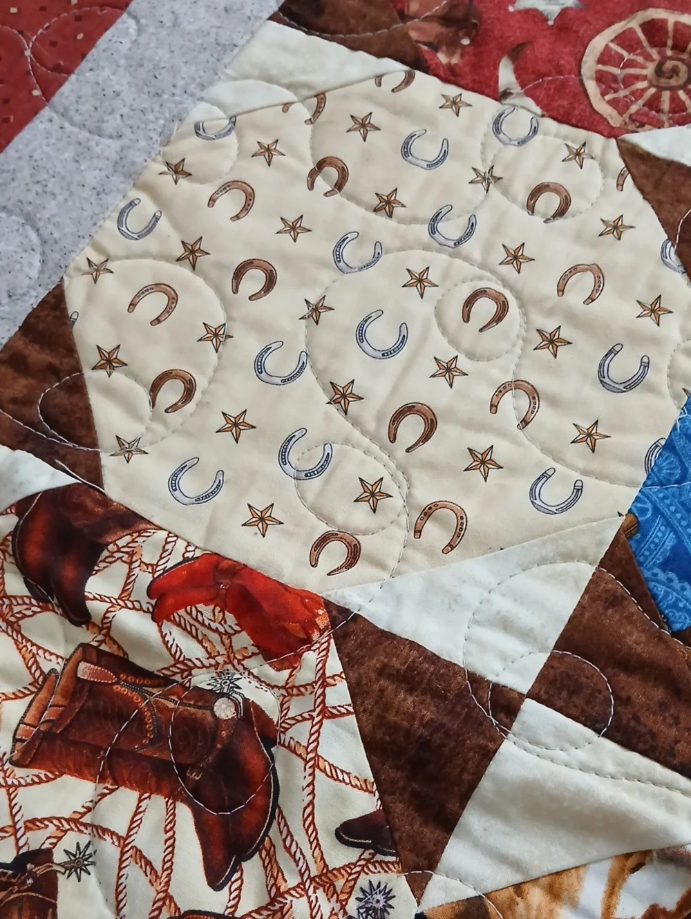 Handmade Horse Quilt